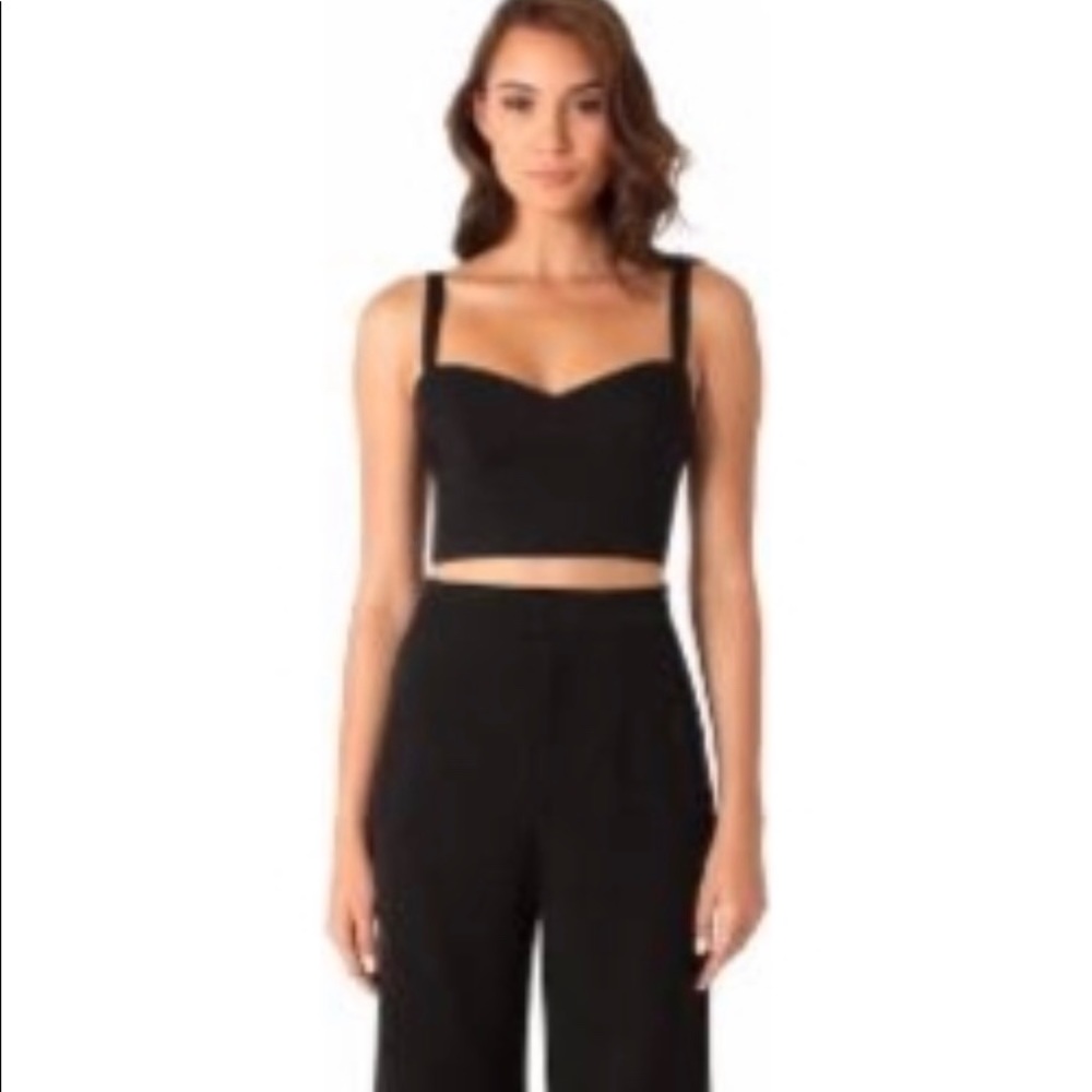 Black Halo size 4 Kalem 2pc jumpsuit